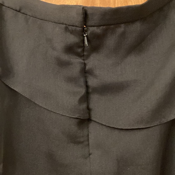 Adrianna Papell Evening Essentials Black Chiffon Skirt - Picture 10 of 11